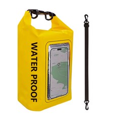 메이첼 크펄 여름 핸드폰 방수팩 크로스백 5L 10679, 옐로우, 1개