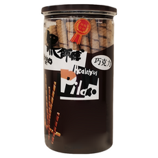 黑師傅 捲心酥 口感酥脆 經典巧克力口味, 200g, 1罐