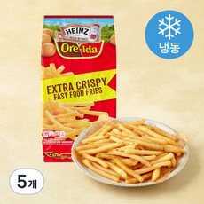 오레아이다 하인즈 엑스트라 크리스피 패스트푸드 프라이즈 감자튀김 (냉동), 737g, 5개