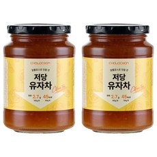 초록원 알룰로스 저당 유자차, 530g, 2개, 1개입