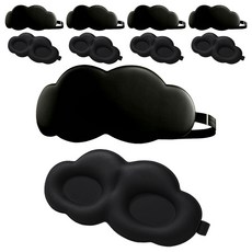 Paborabo 遮光雲朵立體睡眠眼罩 黑色