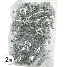 Biz Life MC Cut Hot Fix Cubic Crystal AB 零件 ss12 3.0~3.2mm 1440p, 單色, 2個