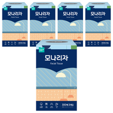 mona LISa. 美容面紙 2層, 300張, 15個