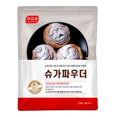 O.Q.B 糖粉 可用於各種烘焙料理 精選優質原料 通過安全認證, 3kg, 1包