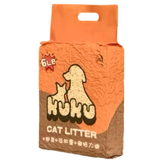 KUKU 天然豆腐貓砂 6包 除臭 低粉塵 凝結力強 快速吸水 SGS認證, 2.5kg, 1組
