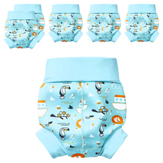 Splash About 3D游泳尿布褲 方舟歷險記, 環保省錢 可重複使用, XXL(44~52cm), 6件