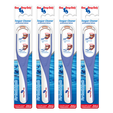 One Drop Only 漱佳專業型潔舌棒 雙刷毛, 4支