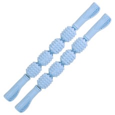 DAEHAN 多功能按摩滾輪棒 按摩棒, 2個, 藍色