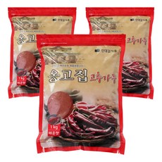 Onggojip料理用辣椒粉 大辣, 1kg, 3包