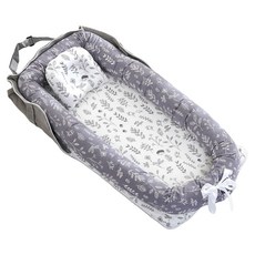 箱包式純棉多功能床中床 無被子多款, 手繪花草, 1個