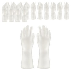 MAME 乳膠半透明橡膠手套 L, 單一顏色, 8套, 大(L)