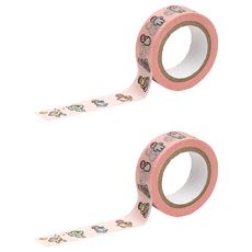 ZERO PER ZERO 紙膠帶 15mm*7m, 貝貝, 2個