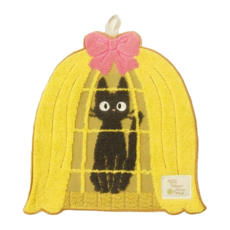 MARUSHIN 丸真 魔女宅急便小方巾, 100%棉 25.5X25CM, 籠子款, 1入