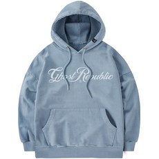 GHOST REPUBLIC 草書字母著色罩衫連帽衛衣 GHT-459