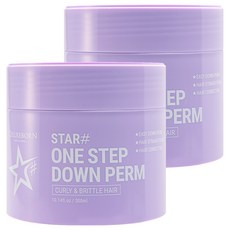 셀리본 스타샵 원스텝 옆머리 셀프 다운펌 모든모발용, 2개, 300ml
