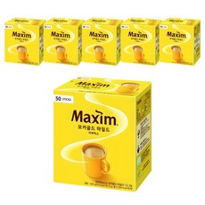 Maxim 麥心 摩卡經典三合一咖啡, 12g, 50條, 6盒