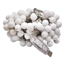 珍珠燈USB款 透明線 100顆 10m, 七彩, 1組