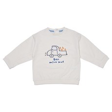 Minkmui 兒童汽車圖案棉質大學T恤