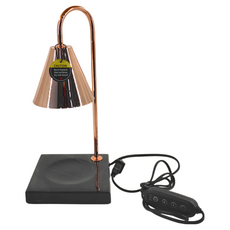 大理石融蠟燈 定時+調光款, 玫瑰金 + 黑大理石