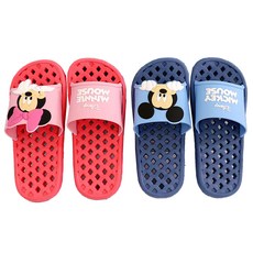 迪士尼生活兒童浴鞋粉色+藍色套裝, 1套