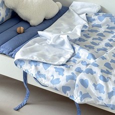 프랑브아즈 유아용 썸머코들 인견 쿨리즘 냉감 홑이불, 블루