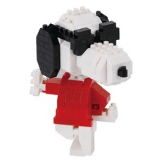 nanoblock 河田積木 史努比 KWD 迷你積木 160 NBCC-236, JOE COOL, 1個