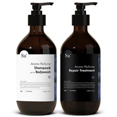 Su Organic 香氛洗髮精 1050ml+護髮素 1050ml組 鳶尾花香, 1組