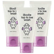 iBodle 從頭到腳沐浴露, 3個, 40ml