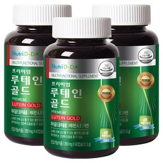 뉴트리디데이 프리미엄 루테인 골드, 90정, 3개
