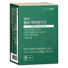 뉴트리코어 헴프 대마종자유, 30정, 1개