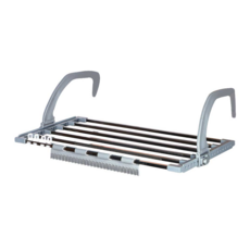 Cotton Field 棉花田傢飾 鼎好窗邊陽台不鏽鋼晾曬架 - 多功能 多段位調節, 59 x 32cm