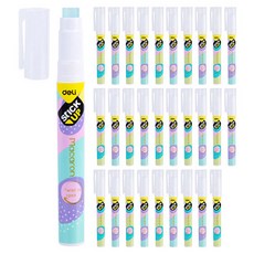 得力馬卡龍超薄膠棒EA23810隨機發貨, 2.6克, 30個