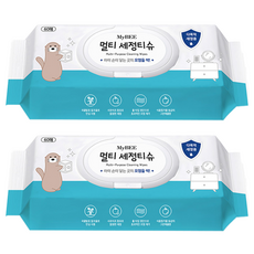 MyBEE 清潔濕紙巾附蓋型, 2包