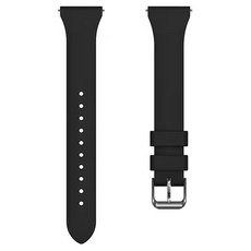 Apollo Life 阿波羅 小蠻腰系列矽膠錶帶 適用於阿波羅手錶及華為、華米等, 通用型22mm, 黑色, 1個