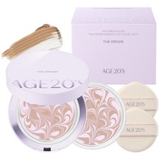 AGE20'S The Origin水潤光澤精華粉餅 12.5g+替換芯 12.5g, 13 Lavender Latte, 1組