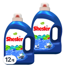 쉬슬러 페퍼민트 액체세제, 12개, 3.05L