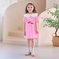 MARI N MORI 女童甜美櫻桃洋裝