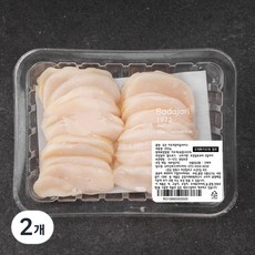 바다자리 키조개 관자슬라이스 (냉장), 200g, 2개