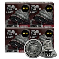 노모이펫 ND-10 UVA UVB 히팅 램프 3.0 25W, 4개