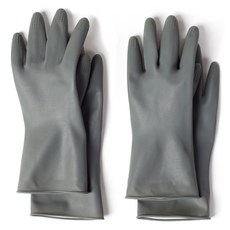 JAJU 자주 쓰는 손목 고무장갑 양손착용 세트 23cm, 그레이, FREE(one size), 2세트