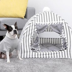 REDPUPPY 夏季 Vel-coz 寵物屋 (不含坐墊), 條紋