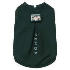 PEHOM 華夫格刺繡T恤 綠色 XXS 寵物舒適透氣時尚, 1個