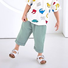 WALTONKIDS 兒童透氣夏季舒適Yoryu長褲