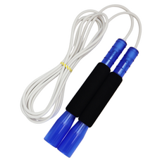 JFROPE Twinkle海綿競速跳繩, 海軍藍 + 白色繩, 1個