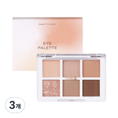 삐아 레디 투 웨어 아이 팔레트 5g, 02 무드블러쉬, 3개