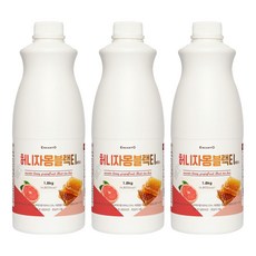 엔칸토 허니자몽블랙티 음료베이스, 3개, 1.8kg