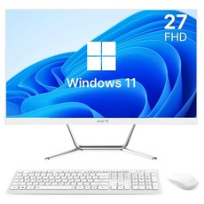 디클 2022 올인원 PC 셀러론 인텔 11세대, 화이트, 8GB, 512GB, WIN11 Home, A27N