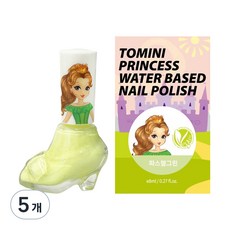 투미니 프린세스 수성 매니큐어, 파스텔그린, 5개