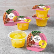 쁘띠첼 과일젤리 파인애플, 210g, 1개입, 6개