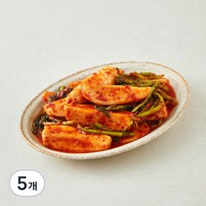 우리땅에놀던 전라도 알타리 김치, 1kg, 5개